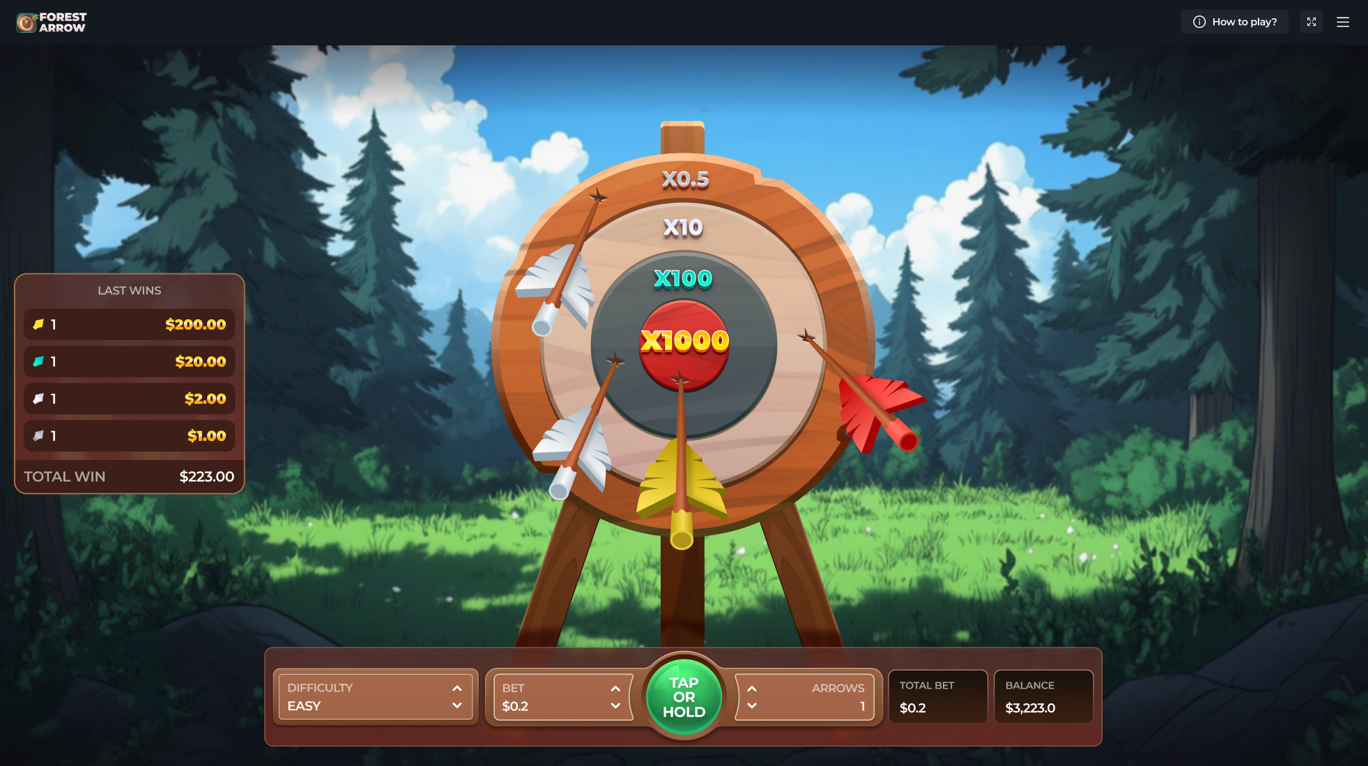 Forest Arrow Screenshot 1